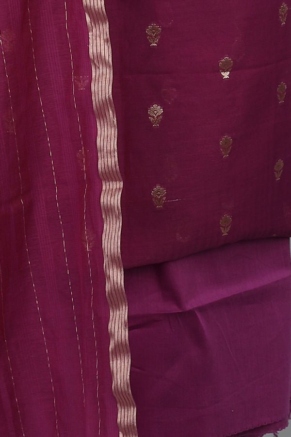 Purple Unstitched Dress Suit - AJA CREATION 141