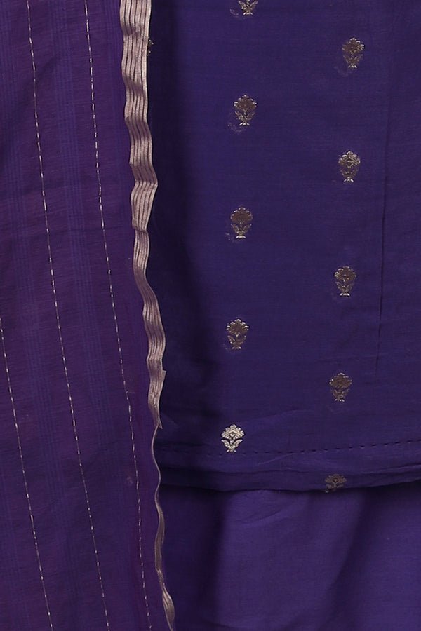 Purple Unstitched Dress Suit - AJA CREATION 142DS